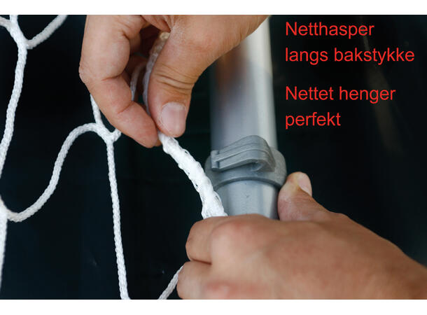 Håndballmål utendørs Svart/Hvit Dybde 90 x 110cm 